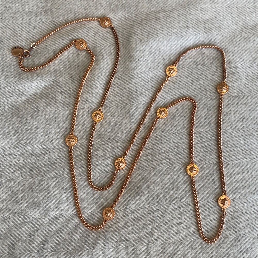 Marc by Marc Jacobs Rose Gold Tone Long Necklace